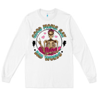 White good moms say bad words Long Sleeve Tee - Artiststas