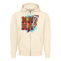 Sandshell Mama Football lightning bolt Zipper Hoodie - HowdyJamesFarm