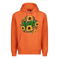 Carrot leopard cactus sunflower Premium Hoodie - JahusDesignShop