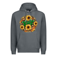Rock leopard cactus sunflower Premium Hoodie - JahusDesignShop