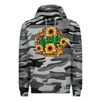 Slate Camo leopard cactus sunflower Premium Hoodie - JahusDesignShop
