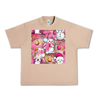 Burro Pink Christmas cute snowman Urban Heavy Tee - NancyCooperArtShop