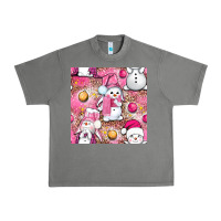 Tornado Pink Christmas cute snowman Urban Heavy Tee - NancyCooperArtShop