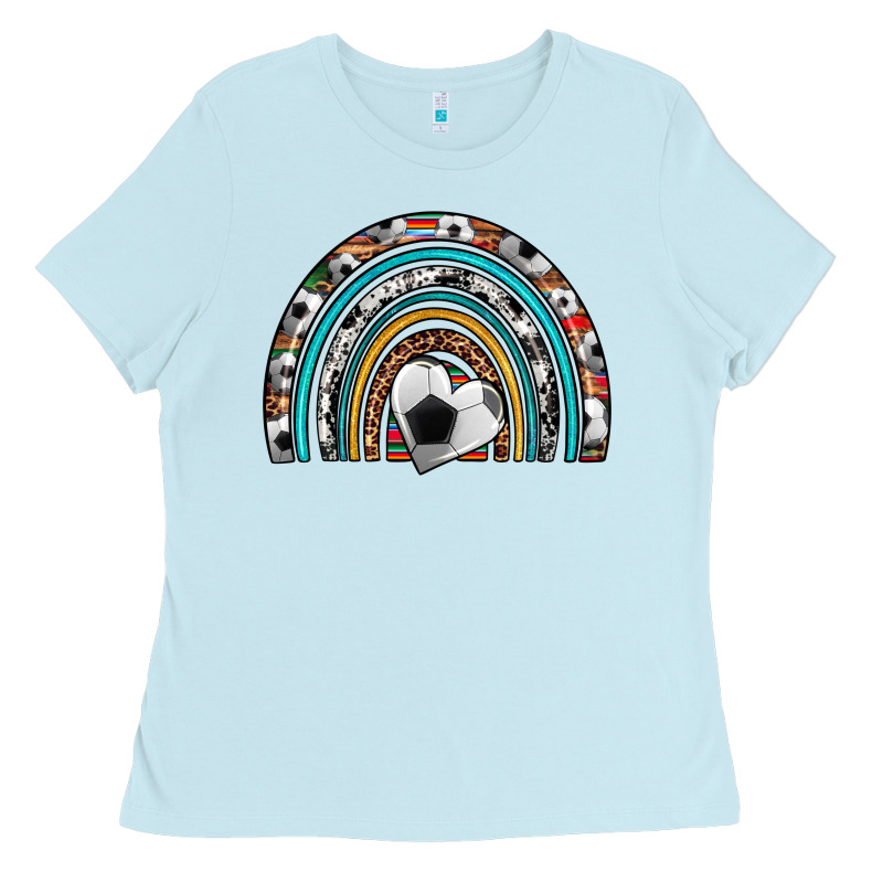 Soccer Rainbow Ladies Tee by Artiststas | Teevron