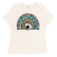 Bone soccer rainbow Ladies Tee - Artiststas