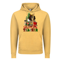 Vintage Mustard very merry teacher skeleton Vintage Hoodie - NancyCooperArtShop
