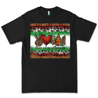 Black Peace Love Christmas Trees Premium Tee - Jasminsmagicworld