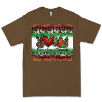 Cacao Peace Love Christmas Trees Premium Tee - Jasminsmagicworld