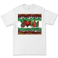 White Peace Love Christmas Trees Premium Tee - Jasminsmagicworld