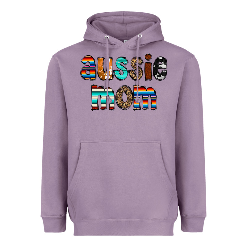 Aussie Mom Heavyweight Hoodie by CowCowDesign | Teevron