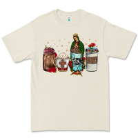 Bone our lady of guadalupe coffee Premium Tee - JahusDesignShop