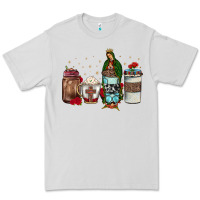 Dove Grey our lady of guadalupe coffee Premium Tee - JahusDesignShop
