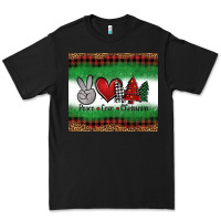 Black Peace Love Christmas Trees Premium Tee - Jasminsmagicworld