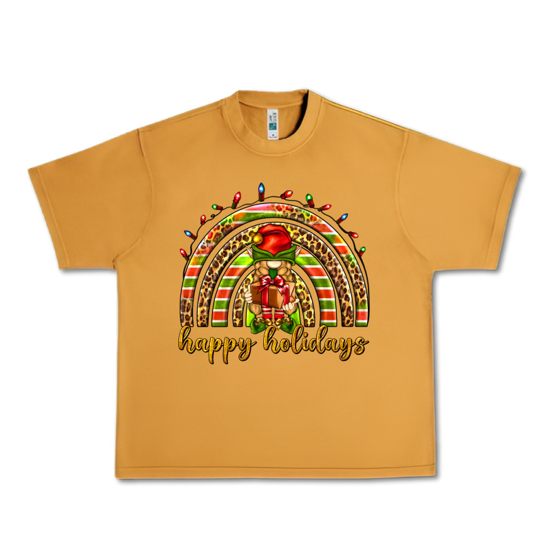 Happy Holidays Elf Gnome Urban Heavy Tee by NancyCooperArtShop | Teevron