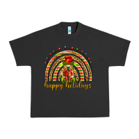 Pigment Black Happy holidays elf gnome Urban Heavy Tee - NancyCooperArtShop