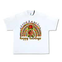 White Happy holidays elf gnome Urban Heavy Tee - NancyCooperArtShop