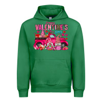 Emerald Happy Valentines Day Urban Hoodie - CowhideDigitalArt