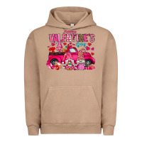 Pigment Burro Happy Valentines Day Urban Hoodie - CowhideDigitalArt