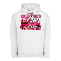 Pigment Lunar Rock Happy Valentines Day Urban Hoodie - CowhideDigitalArt