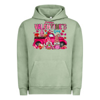 Pigment Oil Green Happy Valentines Day Urban Hoodie - CowhideDigitalArt