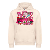 Sandshell Happy Valentines Day Urban Hoodie - CowhideDigitalArt