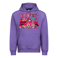 Tulip Happy Valentines Day Urban Hoodie - CowhideDigitalArt
