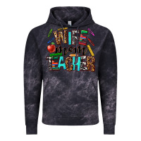 Cloud Black wife mom teacher Vintage Hoodie - NancyCooperArtShop