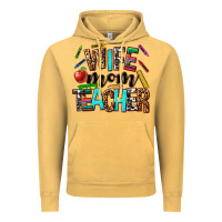 Vintage Mustard wife mom teacher Vintage Hoodie - NancyCooperArtShop