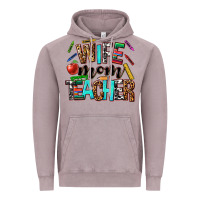 Vintage Zinc wife mom teacher Vintage Hoodie - NancyCooperArtShop