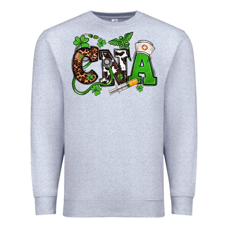 St. Patrick's Day Cna Premium Sweatshirt by OliviaCreatesArt | Teevron