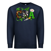 Navy St. Patrick's Day CNA Premium Sweatshirt - OliviaCreatesArt