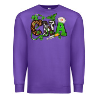 Purple St. Patrick's Day CNA Premium Sweatshirt - OliviaCreatesArt