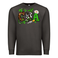 Smoke St. Patrick's Day CNA Premium Sweatshirt - OliviaCreatesArt