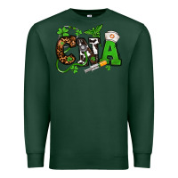 Sports Green St. Patrick's Day CNA Premium Sweatshirt - OliviaCreatesArt