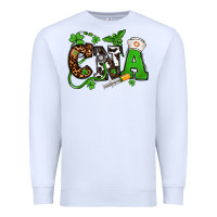 White St. Patrick's Day CNA Premium Sweatshirt - OliviaCreatesArt