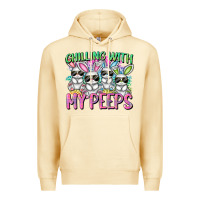 Pina Colada Chilling with my peeps Easter bunnies Premium Hoodie - CowGirlArtShop