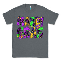 Charcoal Heather mardi gras Classic Tee - JahusDesignShop