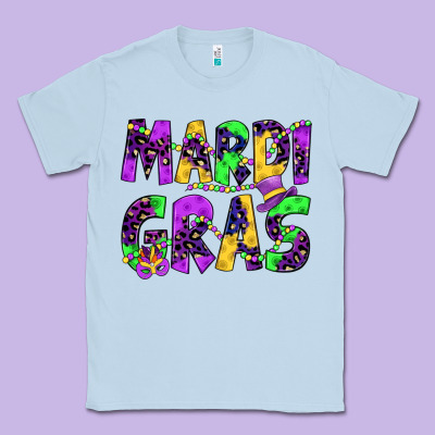 Mardi Gras Classic Tee Designed By Jahusdesignshop