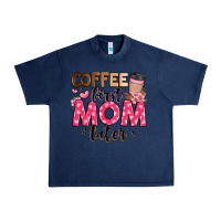 Navy coffee first mom later Urban Heavy Tee - JahusDesignShop
