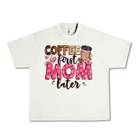 Pistachio coffee first mom later Urban Heavy Tee - JahusDesignShop