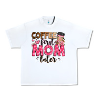 White coffee first mom later Urban Heavy Tee - JahusDesignShop
