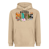 Mushroom Blessed Mama Heavyweight Hoodie - CowCowDesign