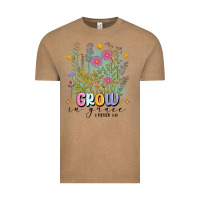 Vintage Coffee grow in grace Vintage Tee - MaliasSmallBusiness