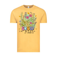 Vintage Mustard grow in grace Vintage Tee - MaliasSmallBusiness
