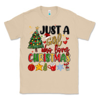 Mushroom just a girl who loves christmas Classic Tee - MaliasSmallBusiness