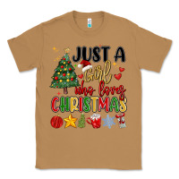 Toasted Coconut just a girl who loves christmas Classic Tee - MaliasSmallBusiness