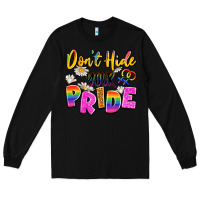 Black don't hide your pride Long Sleeve Tee - Artiststas