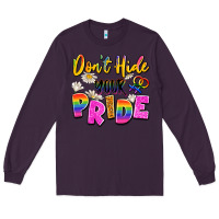 Plum don't hide your pride Long Sleeve Tee - Artiststas