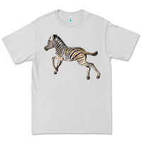Dove Grey Baby Zebra Premium Tee - LillyAllenDesigns
