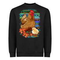 Black Chicken with Chick Heavyweight Sweatshirt - Bettercallsaul